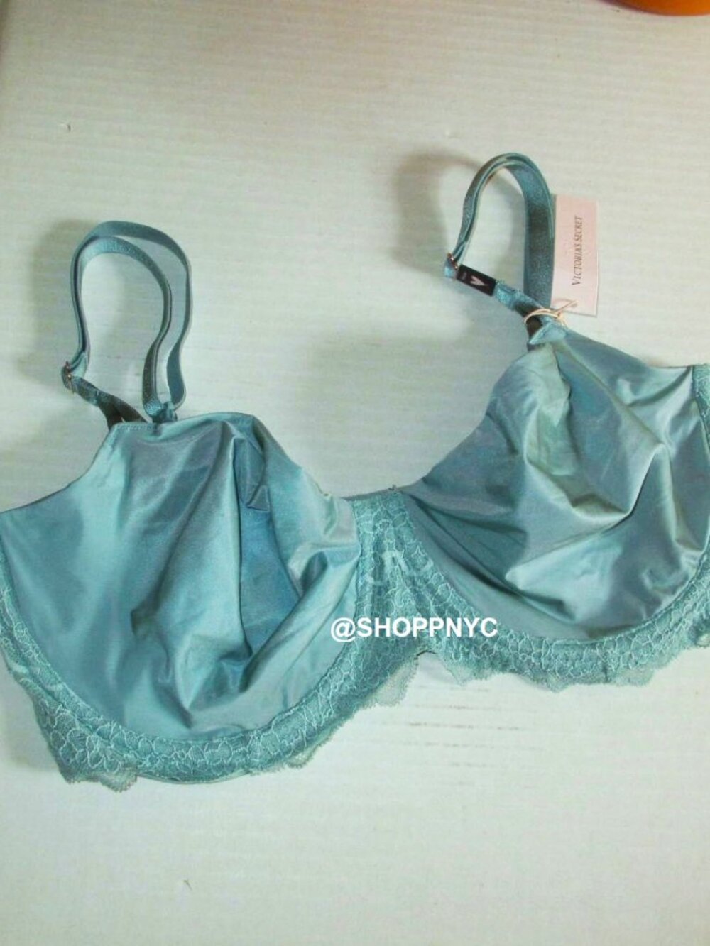 34DDD Victoria Secret Dream Angels Unlined Push Up Without Padding Bra Sage nwt - Picture 4 of 8